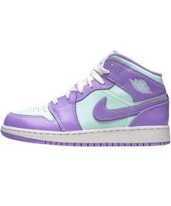 Air Jordan 1 Mid GS ‘Purple Aqua’