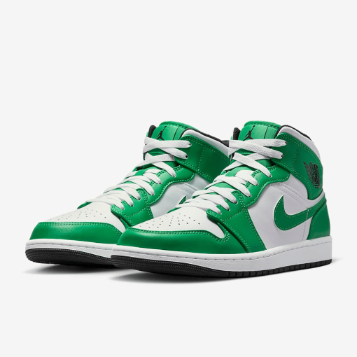 Air Jordan 1 Mid Lucky Green