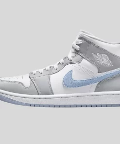 Air Jordan 1 Mid Wolf Grey Blue