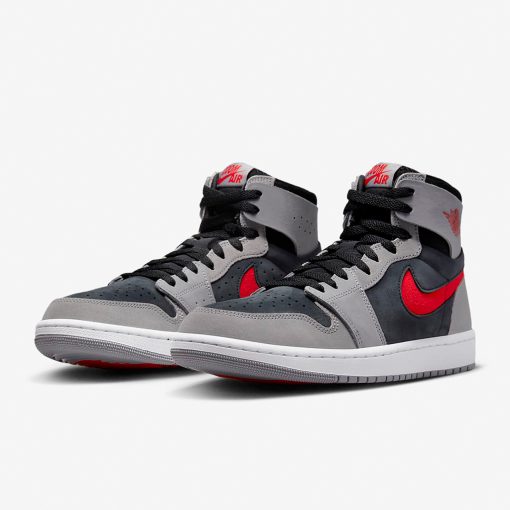 Air Jordan 1 Zoom Black/Cement Grey/White/Fire Red