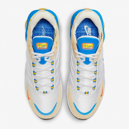 Air Max TW SE – Summit White/Sesame/Light Photo Blue/Safety Orange