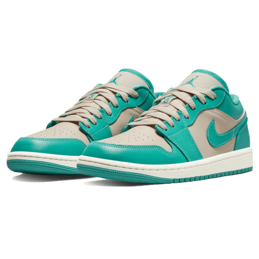 Air Jordan 1 Low Wmns ‘Tropical Teal Sandy Beige’