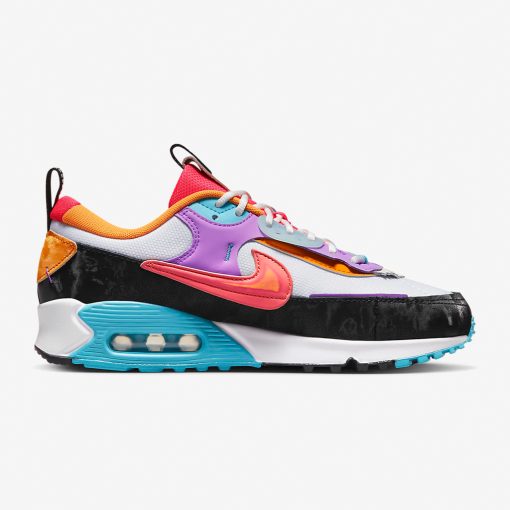 Air Max 90 Futura – Fuchsia Dream/Baltic Blue/Bright Crimson