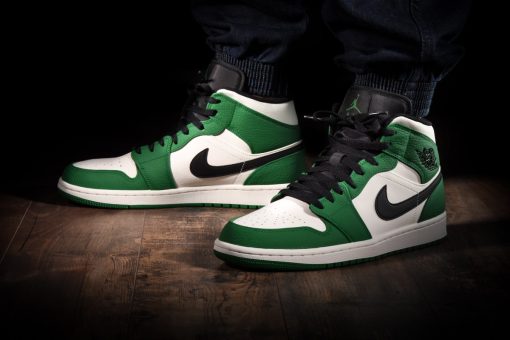 Jordan 1 Mid Pine Green