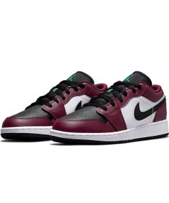 Air Jordan 1 Low GS ‘Dark Beetroot Roma Green’