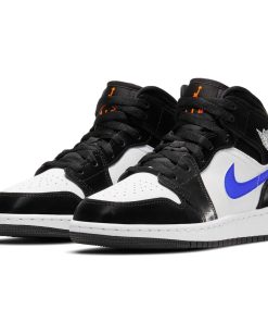 Air Jordan 1 Mid GS ‘Black Racer Blue’