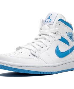 Air Jordan 1 Wmns Mid ‘UNC’ White Carolina Blue