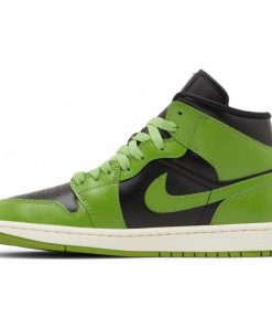 Air Jordan 1 Mid Black Altitude Green