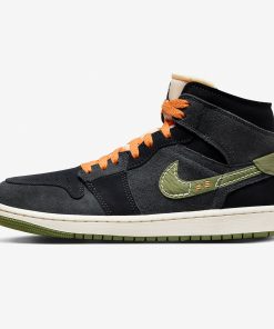 Air Jordan 1 Mid Se Craft “Anthracite/Light Olive”