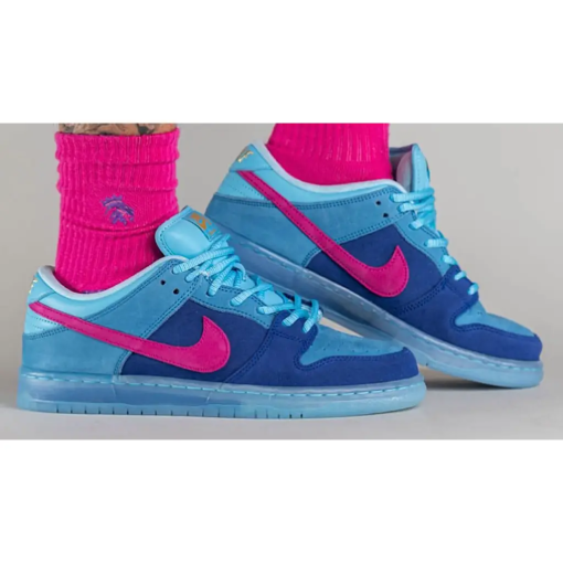 Run The Jewels x Nike SB Dunk Low Blue Pink