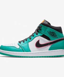 Air jordan 1 Mid South Beach Turbo Green