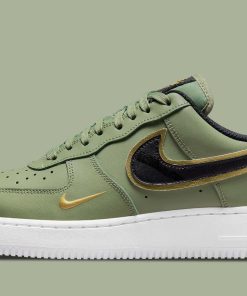 Air Force 1 Low 07 Double Swoosh Olive Green