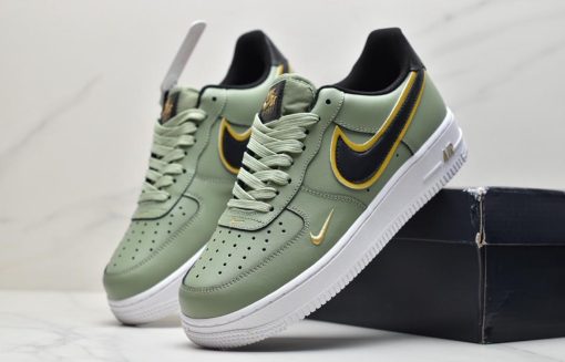 Air Force 1 Low 07 Double Swoosh Olive Green