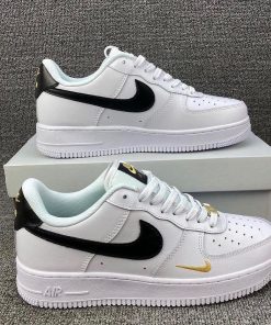 Air Force 1 Low 07 Essential White Black Gold