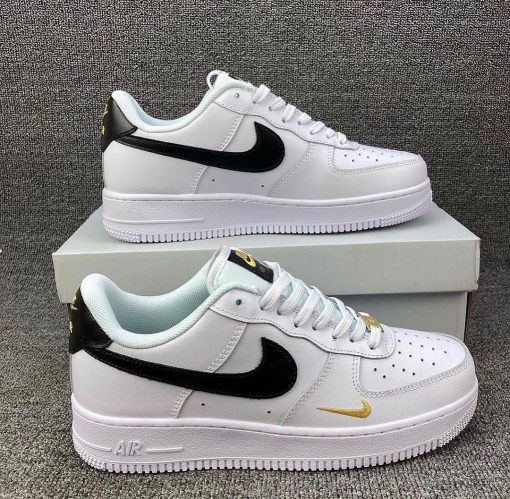 Air Force 1 Low 07 Essential White Black Gold