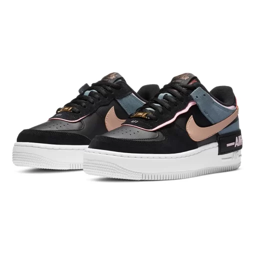 Air Force 1 Shadow Black Light Arctic Pink Claystone Red