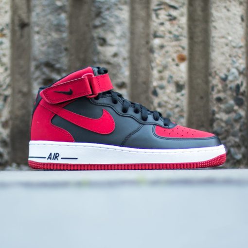 Air Force 1 Mid (Black/Gym Red)