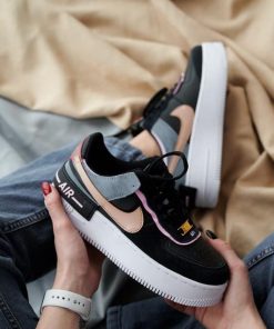 Air Force 1 Shadow Black Light Arctic Pink Claystone Red