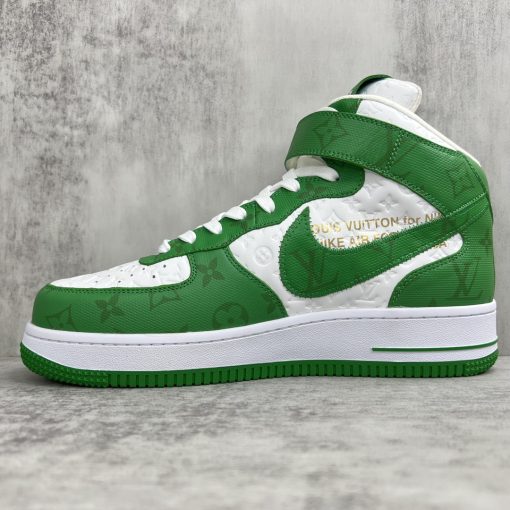 Louis Vuitton x Nike Air Force 1 Mid Green