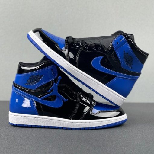 Air Jordan 1 High OG Leather Patent Royal