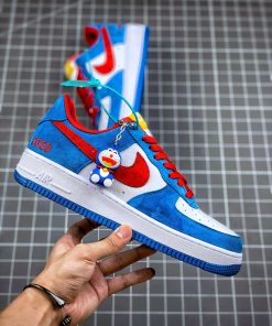 Air Force 1 “Doraemon” Light Photo Blue Speed Yellow-University Red