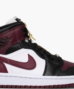 Air Jordan 1 Mid SE Black Dark Beetroot