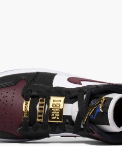 Air Jordan 1 Mid SE Black Dark Beetroot