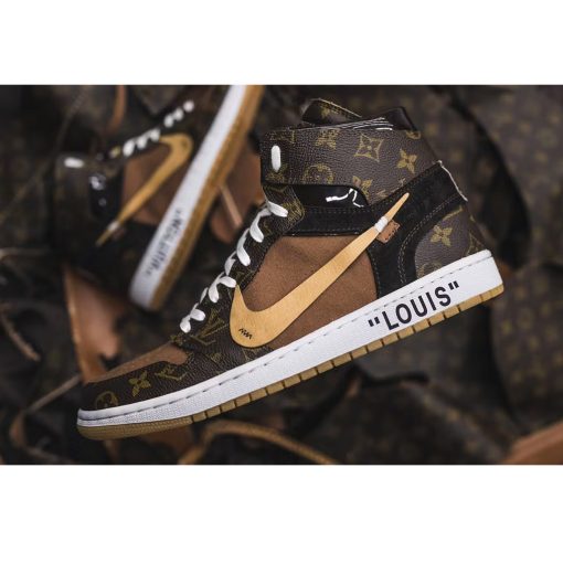 Air Jordan 1 X LV High LV Louis Vuitton OFF WHITE