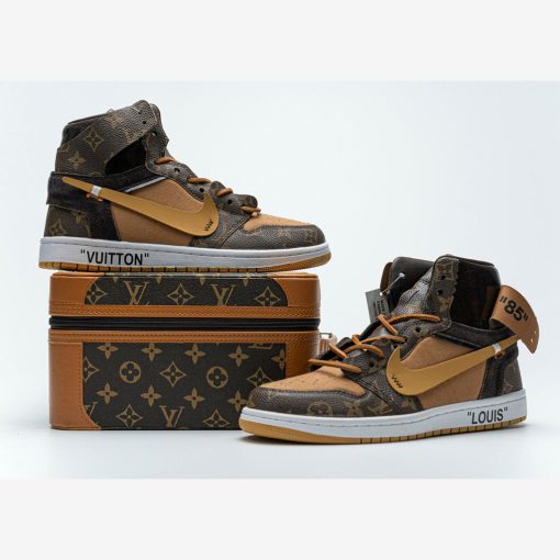 Air Jordan 1 X LV High LV Louis Vuitton OFF WHITE