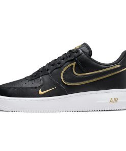 Nike Air Force 1 Low ’07 Black Metalic Gold