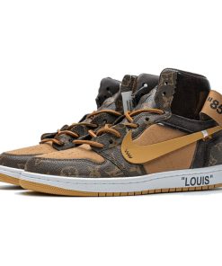 Air Jordan 1 X LV High LV Louis Vuitton OFF WHITE