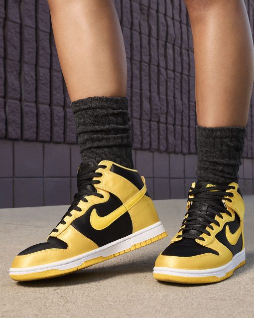 Nike Dunk High “Goldenrod Satin”