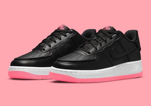 Air Force 1/1 GS Black Hyper Pink