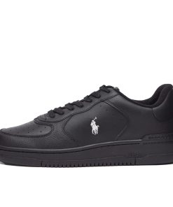 Polo Ralph Laurenmasters court trainers in black