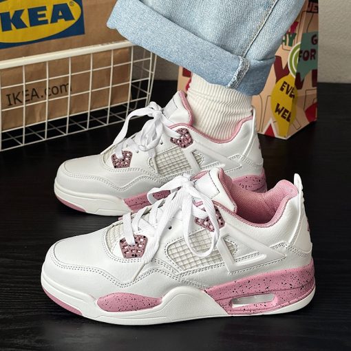 Air Jordan 4 White Pink Cherry Blossom