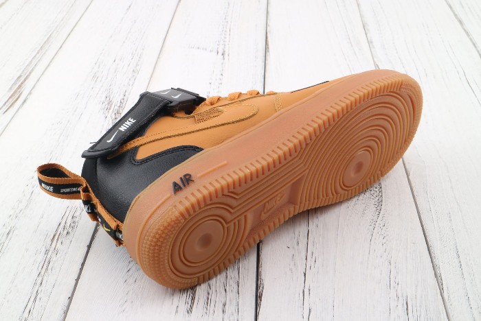 Nike Air Force 1 AF1 07 Mid LV8 Wheat Black White Nike Air Force 1 AF1 07 Mid LV8 Wheat Black White