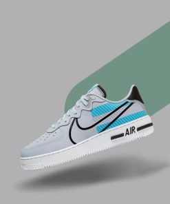 3M x Nike Air Force 1 React Pure Platinum Blue