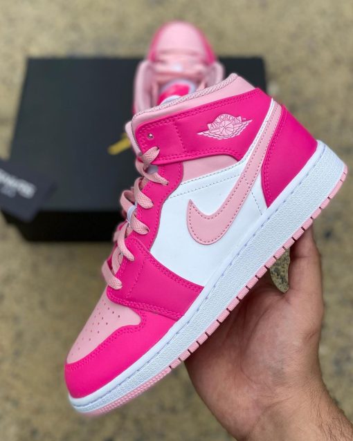 Jordan 1 Mid “Fierce Pink”