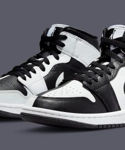 Air Jordan 1 Mid “Split” (Black/White)