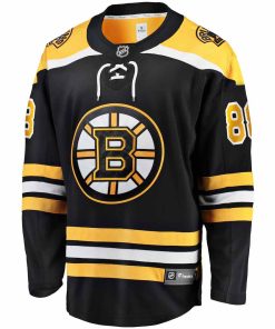Boston Bruins David Pastrnak Fanatics Black Home Breakaway Jersey