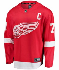 Detroit Red Wings Dylan Larkin Fanatics Branded Red Captain Home Breakaway Jersey