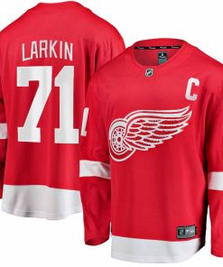Detroit Red Wings Dylan Larkin Fanatics Branded Red Captain Home Breakaway Jersey