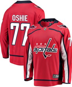 Washington Capitals Alexander Ovechkin Fanatics Red Captain Patch Home Breakaway Jersey